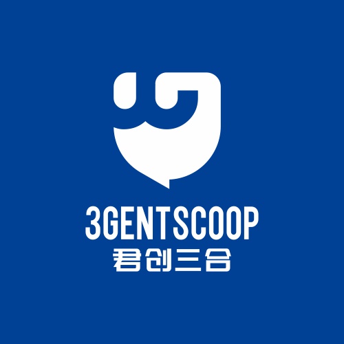 深圳君创三合科技logo设计，深圳logo设计公司，老谋子logo设计公司